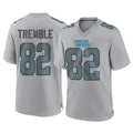 C.Panthers #82 Tommy Tremble Player Gray Atmosphere Fashion Game Jdoa Stitched Jerseys