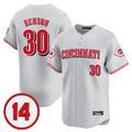 C.Reds #30 Ken Griffey Player Gray Vapor Premier Limited Home Jdoa Stitched Jerseys