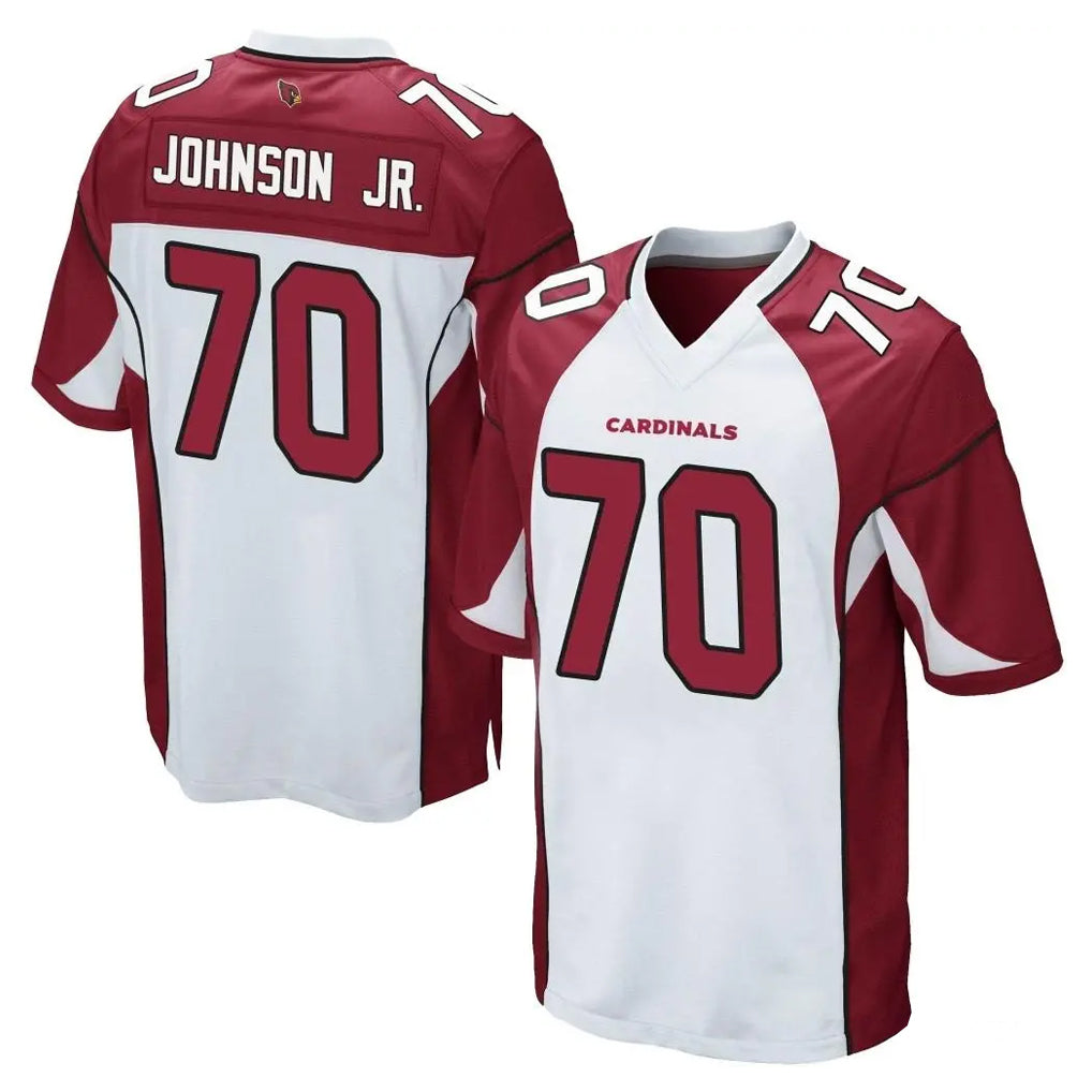 A.Cardinals #70 Paris Johnson Jr. Player White Cardinal Home Game Jdoa Stitched Jerseys