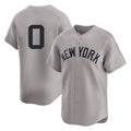 NY.Yankees #0 Marcus Stroman Player Gray Limited Jdoa Stitched Jerseys