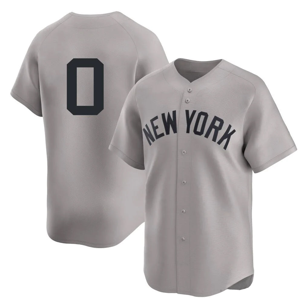 NY.Yankees #0 Marcus Stroman Player Gray Limited Jdoa Stitched Jerseys
