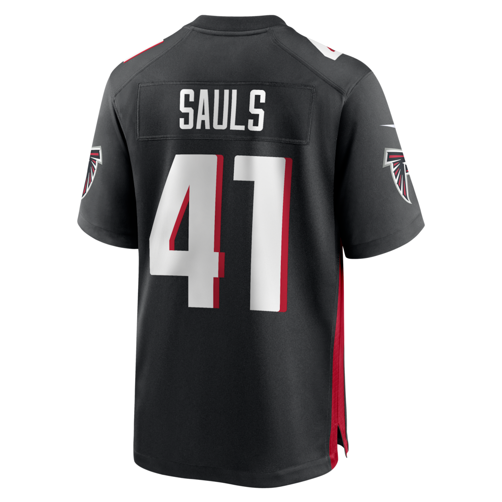 Jdoa A.Falcons #41 Ben Sauls Black Team Game Jersey