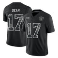 LV.Raiders #17 Nakobe Dean Player Black Limited 2026 Salute to Service Home Game Stitched Jerseys