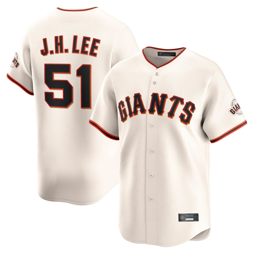 SF.Giants #51 Jung Hoo Lee Player Cream Home Limited Jdoa Stitched Jerseys