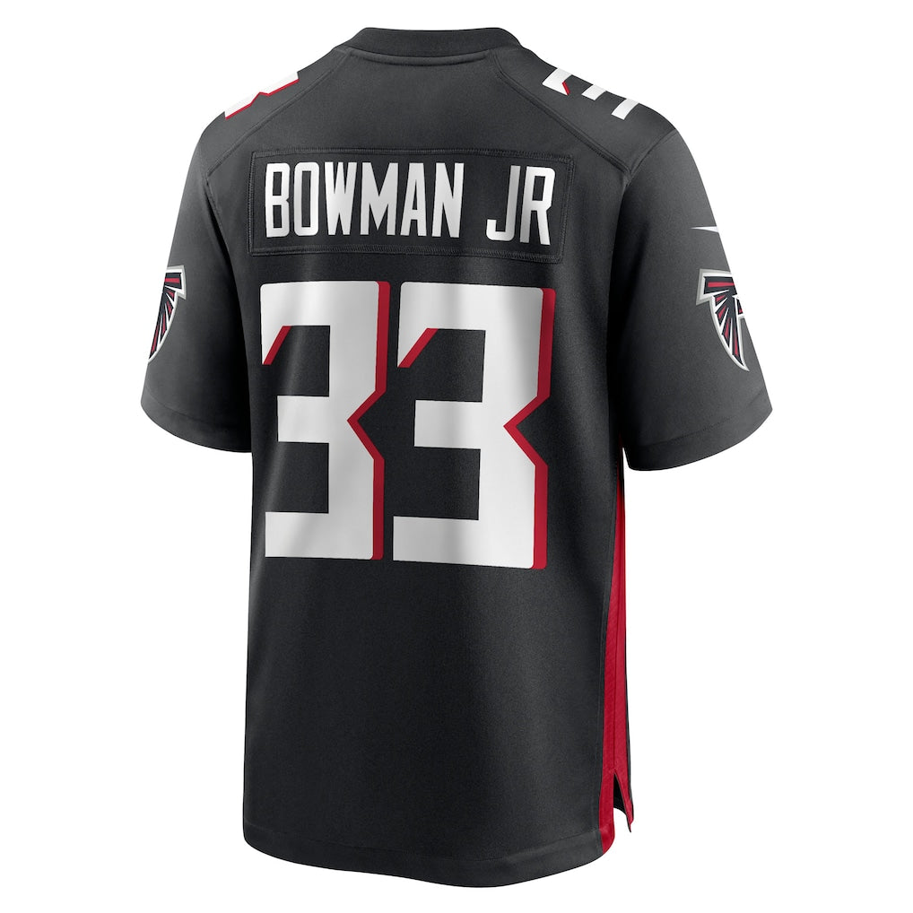 Jdoa A.Falcons #33 Billy Bowman Jr. Black Team Game Jersey
