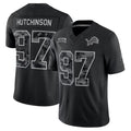 D.Lions #97 Aidan Hutchinson Player Black Limited 2026 Salute to Service Home Game Xdoa Stitched Jerseys