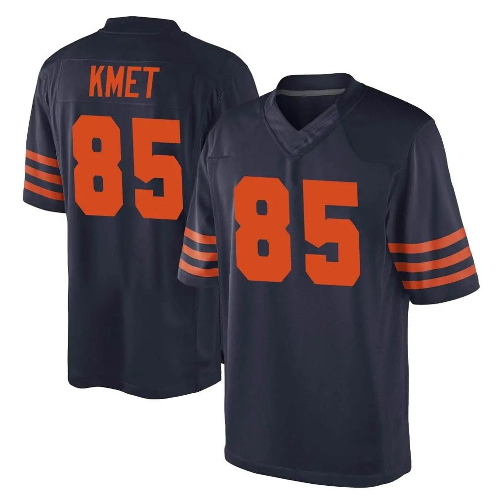 C.Bears #85 Cole Kmet Player Navy Blue Alternate Game Jdoa Stitched Jerseys