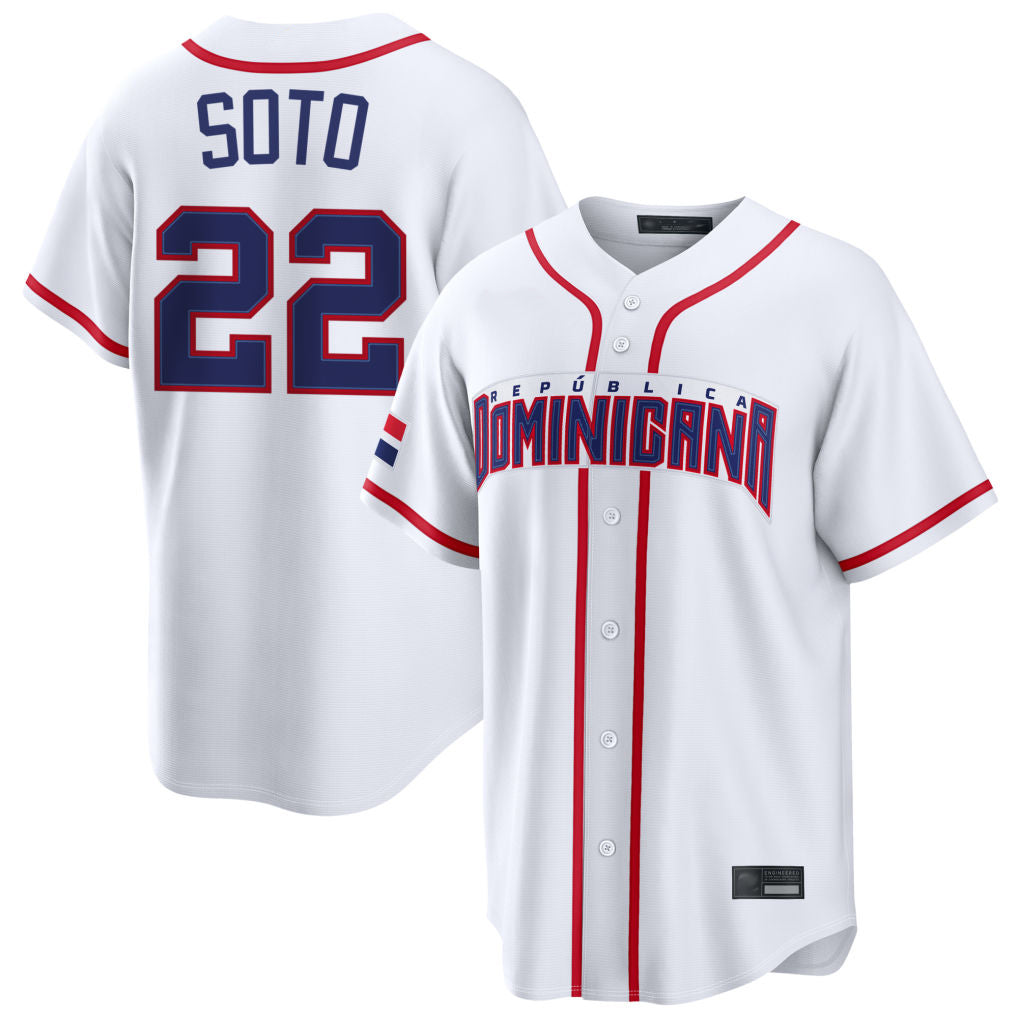 NY.Mets #22 Juan Soto Player White 2026 World Classic Home Limited Jdoa Stitched Jerseys