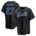 NY.Mets #27 Mark Vientos Player Black Replica Home Game Jdoa Stitched Jerseys
