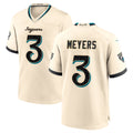 J.Jaguars #3 Jakobi Meyers Player Natural 2026 Rivalries Collection Game Jdoa Stitched Jerseys