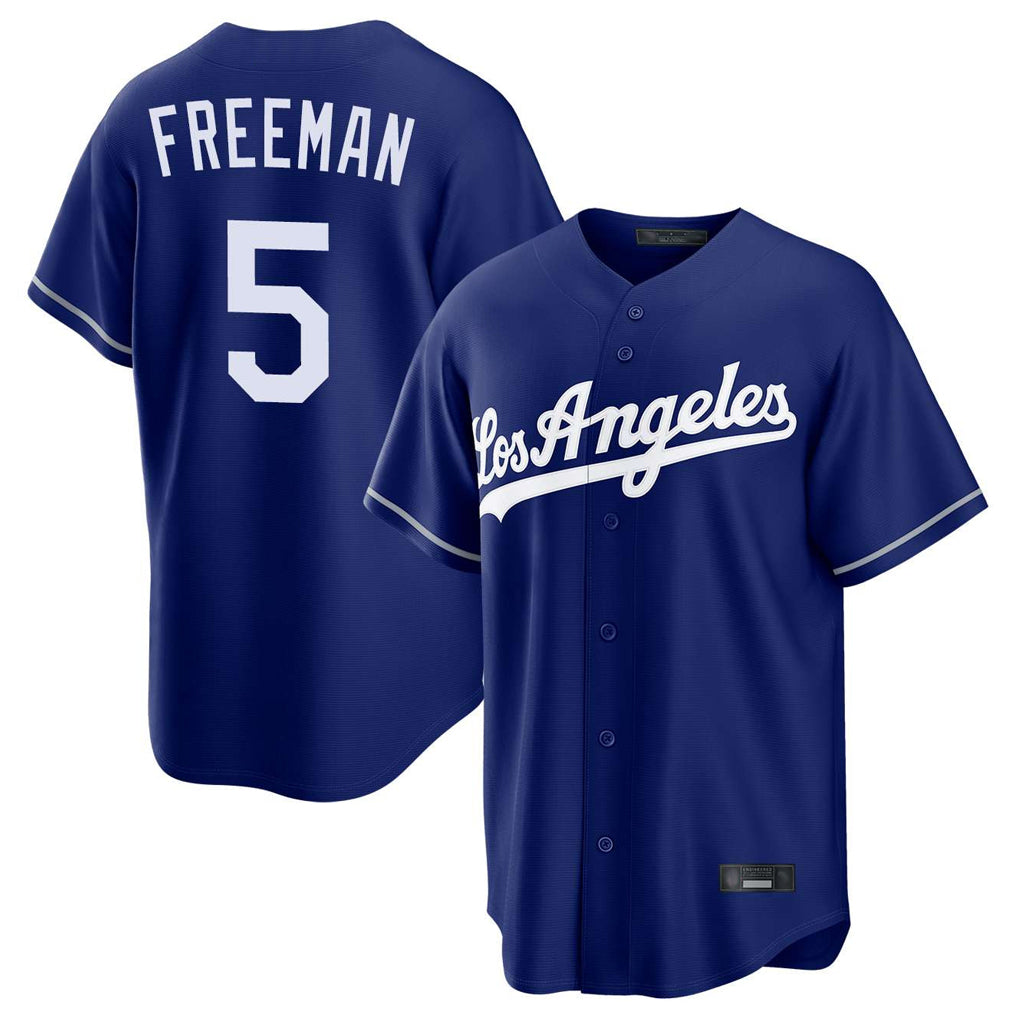 LA.Dodgers #5 Freddie Freeman Player Royal Game Jdoa Stitched Jerseys