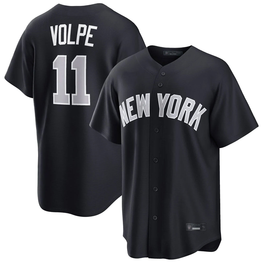 NY.Yankees #11 Anthony Volpe Player Navy Home Game Jdoa Stitched Jerseys