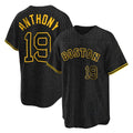 B.Red Sox #19 Roman Anthony Player Black Snake Skin City Home Game Jdoa Stitched Jerseys