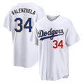 LA.Dodgers #34 Fernando Valenzuela Player Gold White 2026 Collection Stadium Limited Jdoa Stitched Jerseys