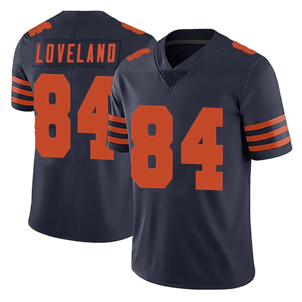 C.Bears #84 Colston Loveland Player Navy Blue Alternate Vapor Untouchable Limited Jdoa Stitched Jerseys