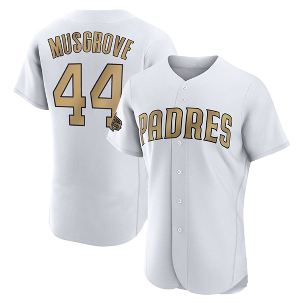 S.Diego Padres #44 Joe Musgrove Player Gold All-Star Home Limited Elite Jdoa Stitched Jerseys