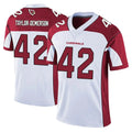 A.Cardinals #42 Dadrion Taylor-Demerson Player White Vapor Limited Home Game Jdoa Stitched Jerseys