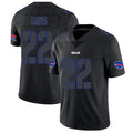 B.Bills #22 Ray Davis Player Limited Black Impact Jdoa Stitched Jerseys