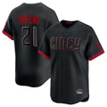 C.Reds #21 Hunter Greene Player Black City Connect Home Limited Jdoa Stitched Jerseys