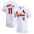 St. Louis Cardinals #11 Victor Scott II Player White Home Limited Elite Jdoa Stitched Jerseys