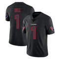 H.Texans #1 Tank Dell Player Black Impact Limited Game Jdoa Stitched Jerseys