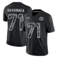 M.Dolphins #71 Jonah Savaiinaea Player Black Limited 2026 Salute to Service Home Game Jdoa Stitched Jerseys