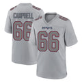 NE.Patriots #66 Will Campbell Player Gray Fashion Limited Home Game Jdoa Stitched Jerseys