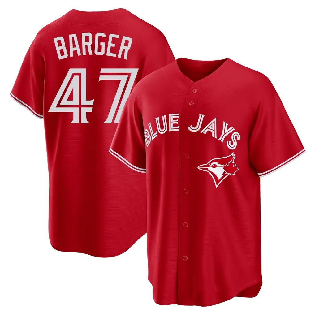 T.Blue Jays #47 Addison Barger Player Red Home Limited Game Jdoa Stitched Jerseys
