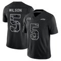 NY.Jets #5 Garrett Wilson Player Black Limited 2026 Salute to Service Home Game Xdoa Stitched Jerseys