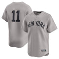 NY.Yankees #11 Anthony Volpe Player Gray Limited Home Jdoa Stitched Jerseys