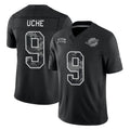M.Dolphins #9 Joshua Uche Player Black Limited 2026 Salute to Service Home Game Jdoa Stitched Jerseys