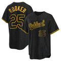 Athletics #25 Brent Rooker Player Black Snake Skin City Home Game Jdoa Stitched Jerseys