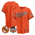 B.Orioles ## Orioles Blank Player Orange 30th Anniversary of 2131 Home Game Jdoa Stitched Jerseys