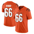 C.Bengals #66 Dalton Risner Player Orange Vapor Untouchable Limited Home Game Jdoa Stitched Jerseys
