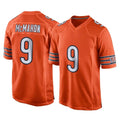 C.Bears #9 Jim McMahon Player Orange Home Game Jdoa Stitched Jerseys