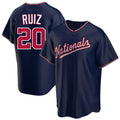 W.Nationals #20 Keibert Ruiz Player Navy Replica Game Jdoa Stitched Jerseys