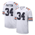 C.Bears #34 Walter Payton Player White Classic Home Game Jdoa Stitched Jerseys