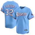 T.Rangers #32 Evan Carter Player Light Blue Home Limited Jdoa Stitched Jerseys
