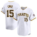 P.Pirates #15 Oneil Cruz Player White Home Limited Jdoa Stitched Jerseys