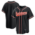 B.Orioles ## Orioles Blank Player Black Out Fashion Home Game Jdoa Stitched Jerseys