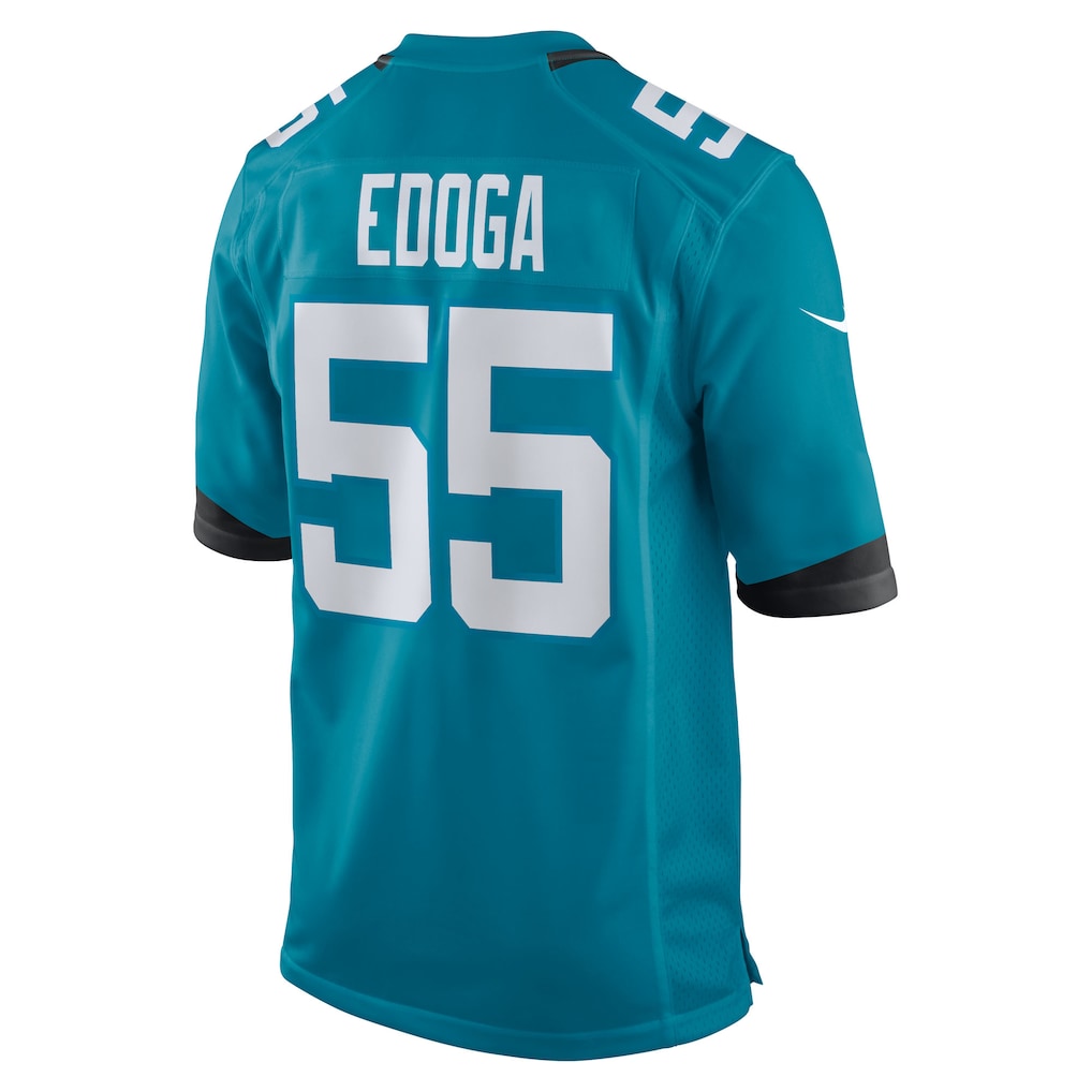 Jdoa J.Jaguars #55 Chuma Edoga Teal Team Game Jersey