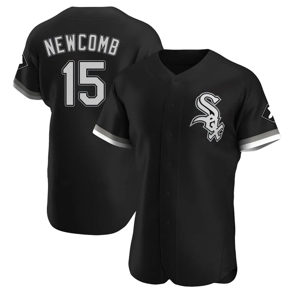 C.White Sox #15 Sean Newcomb Player Black Limited Elite Home Jdoa Stitched Jerseys