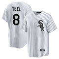 C.White Sox #8 Kyle Teel Player White Stripe Home Game Jdoa Stitched Jerseys