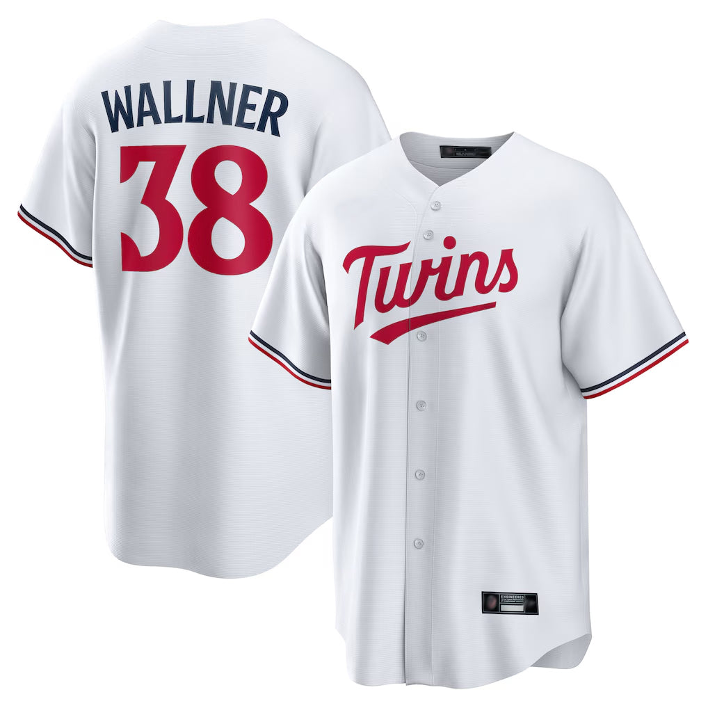 M.Twins #38 Matt Wallner Player White Home Game Jdoa Stitched Jerseys