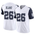 D.Cowboys #26 DaRon Bland Player White-Navy Limited Vapor F.U.S.E. Home Game Jdoa Stitched Jerseys