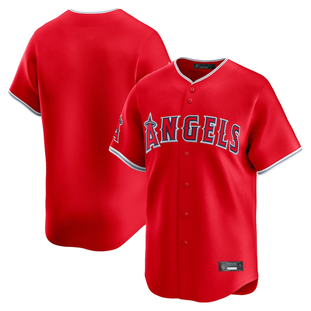 LA.Angels ## Angels Blank Player Red Home Limited Jdoa Stitched Jerseys