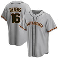 SF.Giants #16 Rafael Devers Player Gray Home Game Jdoa Stitched Jerseys