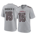 A.Cardinals #15 Gardner Minshew II Player Gray Atmosphere Fashion Home Game Jdoa Stitched Jerseys