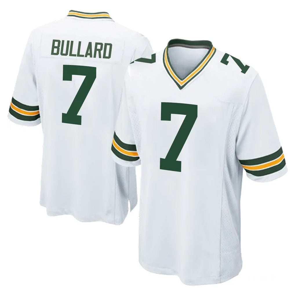 GB.Packers #7 Javon Bullard Player White Home Game Jdoa Stitched Jerseys