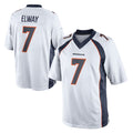 D.Broncos #7 John Elway Player White Game Jdoa Stitched Jerseys